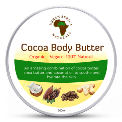 urban africa naturals-cocoa body butter-droge-huid-straie